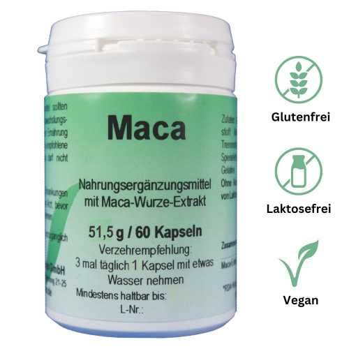 Maca Kapseln – Natürliche Unterstützung für Energie & Vitalität