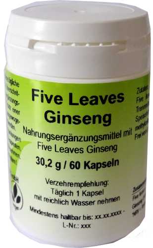 Five Leaves Ginseng – Natürliche Unterstützung für Ihr Immunsystem