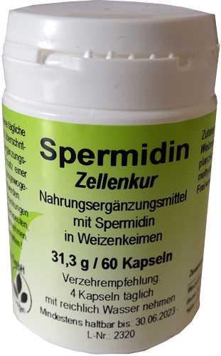 Spermidin Kapseln – Natürliche Unterstützung für Zellgesundheit & Wohlbefinden