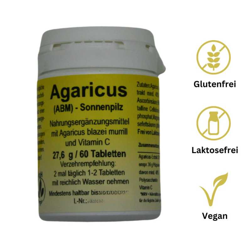 Agaricus Tabletten – Immunsystem natürlich stärken