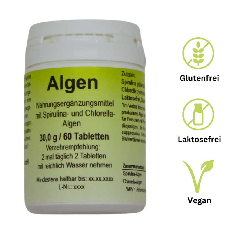 Algen Activ – Spirulina & Chlorella für Vitalität