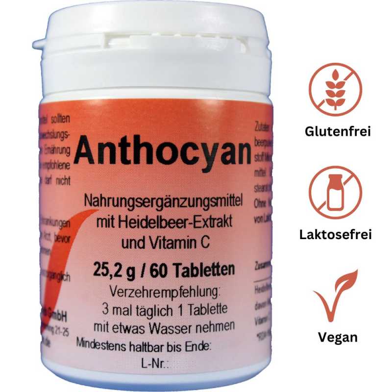 Anthocyan Tabletten – Zellschutz & Antioxidans