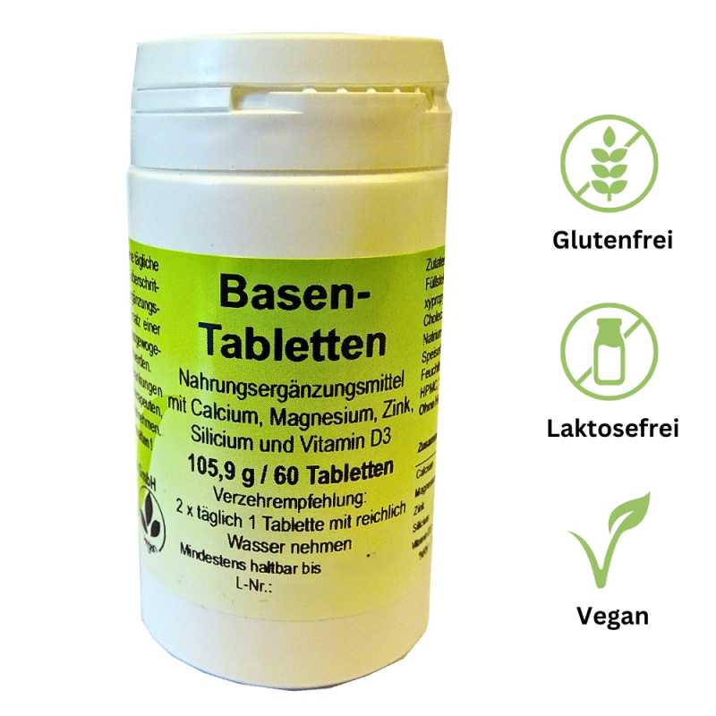 Basentabletten – Unterstützung für den Säure-Basen-Haushalt
