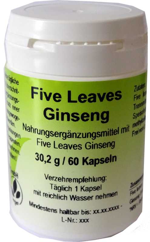 Five Leaves Ginseng – Natürliche Unterstützung für Ihr Immunsystem