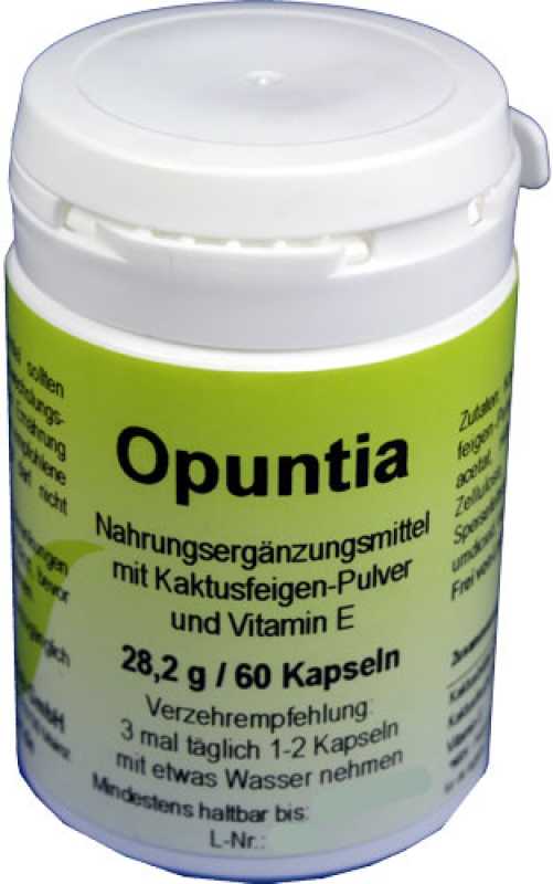 Opuntia Kapseln – Natürliche Unterstützung für Blase & Prostata