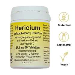 Hericium Tabletten – Unterstützung für Nerven & Verdauung
