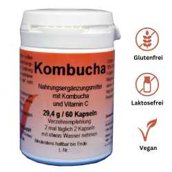 Kombucha Kapseln – Unterstützung für Stoffwechsel & Vitalität