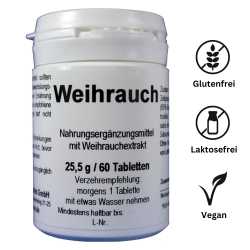 Weihrauch-Tabletten – Entzündungshemmende Unterstützung für Gelenke & Verdauung