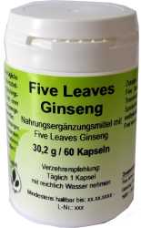 Five Leaves Ginseng – Natürliche Unterstützung für Ihr Immunsystem